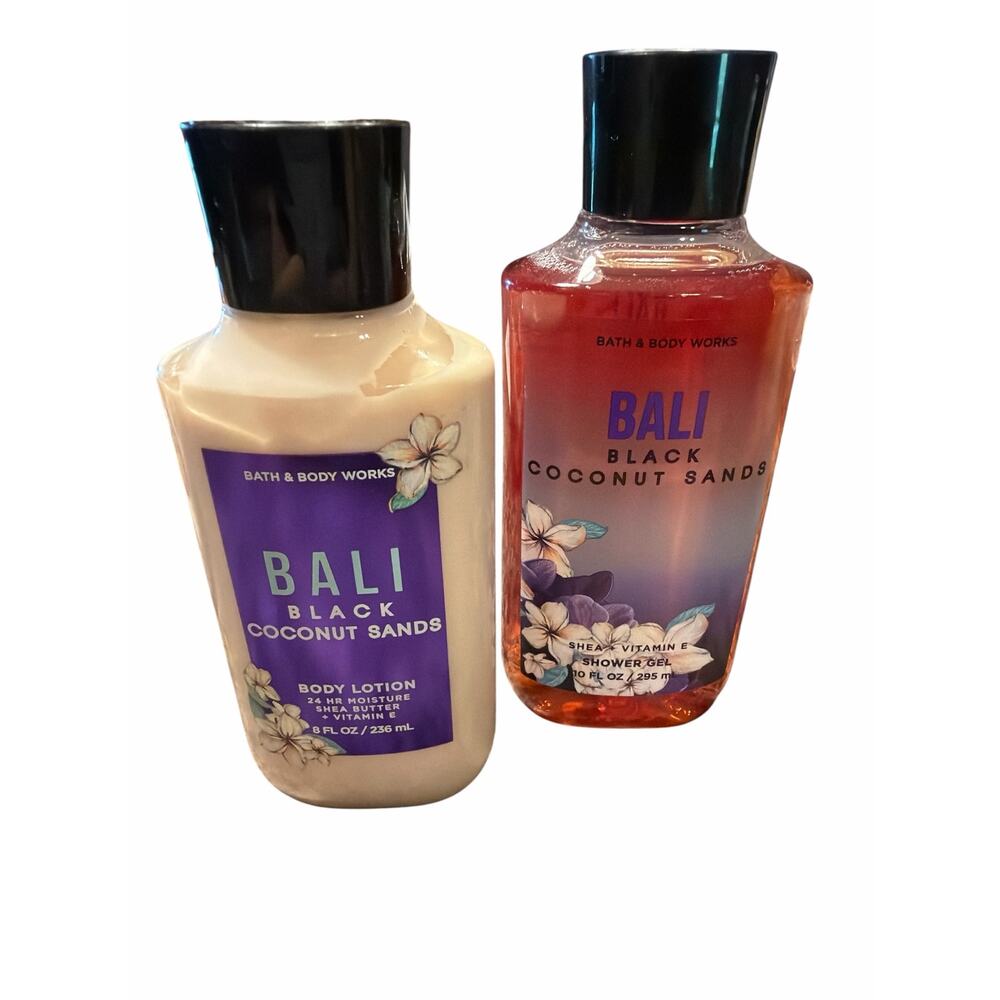 Bath & Body Works Bali Black Coconut Sands Lotion & Shower Gel  - Retired